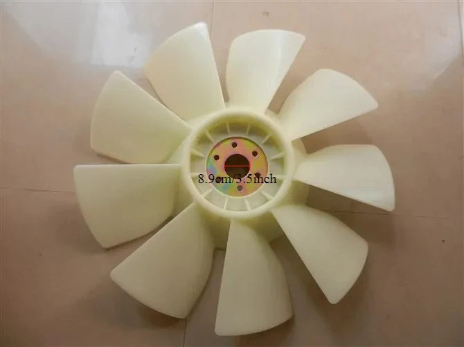 Fan blade Komatsu PC60/120/200-6-7 -8 Cummi 6D102 QSB6.7 fan blade 6 holes 9 blades