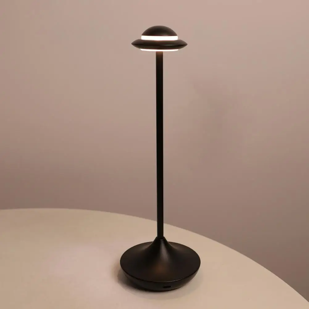 

Kitchen Table Lamp Cordless Metal Desk Lamp Wireless Rechargeable Metal Table Lamp for Restaurants Bars Touch for Kitchen