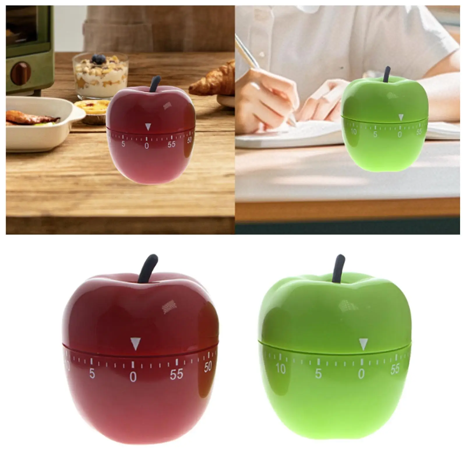 

Cute Kitchen Timer, Shaped Alarm Timer, Mechanical Time Reminder for Sports