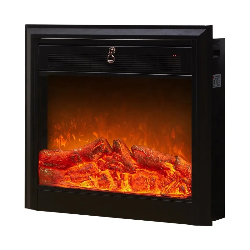 Lareira elétrica decorativa plug-in de chama de simulação inteligente de 30 polegadas