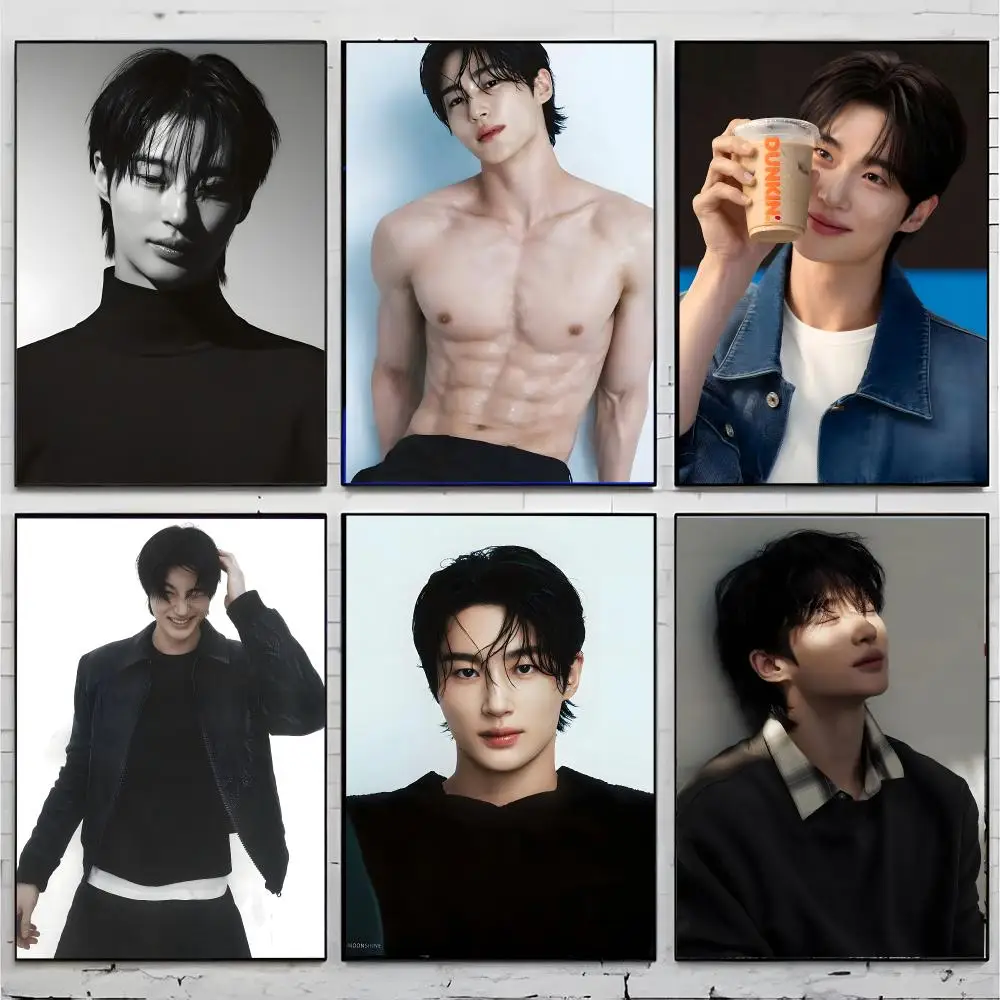 actor celebrity B-Byeon Woo-seok Poster Superior Home Space  Indoor Decorative Art & Home Decor
