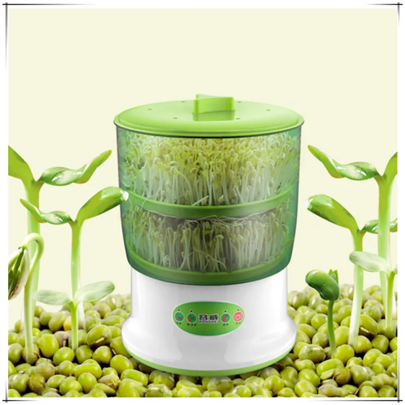 DIY Automatic home bean sprouts machine Small mung bean sprouts peanut sprouts sprouting basin sprouting vegetable tool