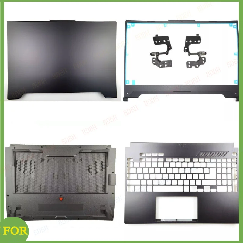 Novo para ASUS TUF AIR F15 FX517 FA517: Tampa Traseira LCD/Moldura Frontal/Apoio para as Mãos/Parte Inferior