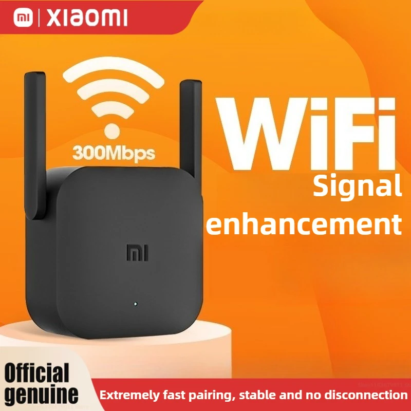 Xiaomi Repeater WiFi Pro Mi Amplifier Network Expander Router Power Extender Roteador 300M 2.4G 2 Antenna for Router Home Office