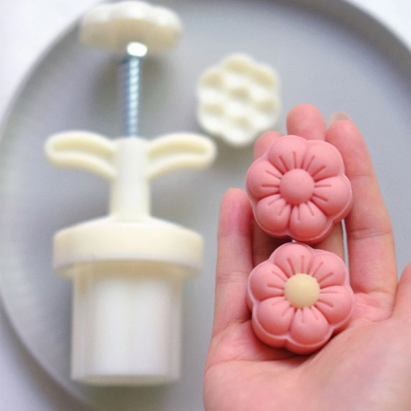 Flower Biscuit-Stamp-Mold DIY Baking Mold Tool Hand Pressure Dessert Mold 25g Dropship