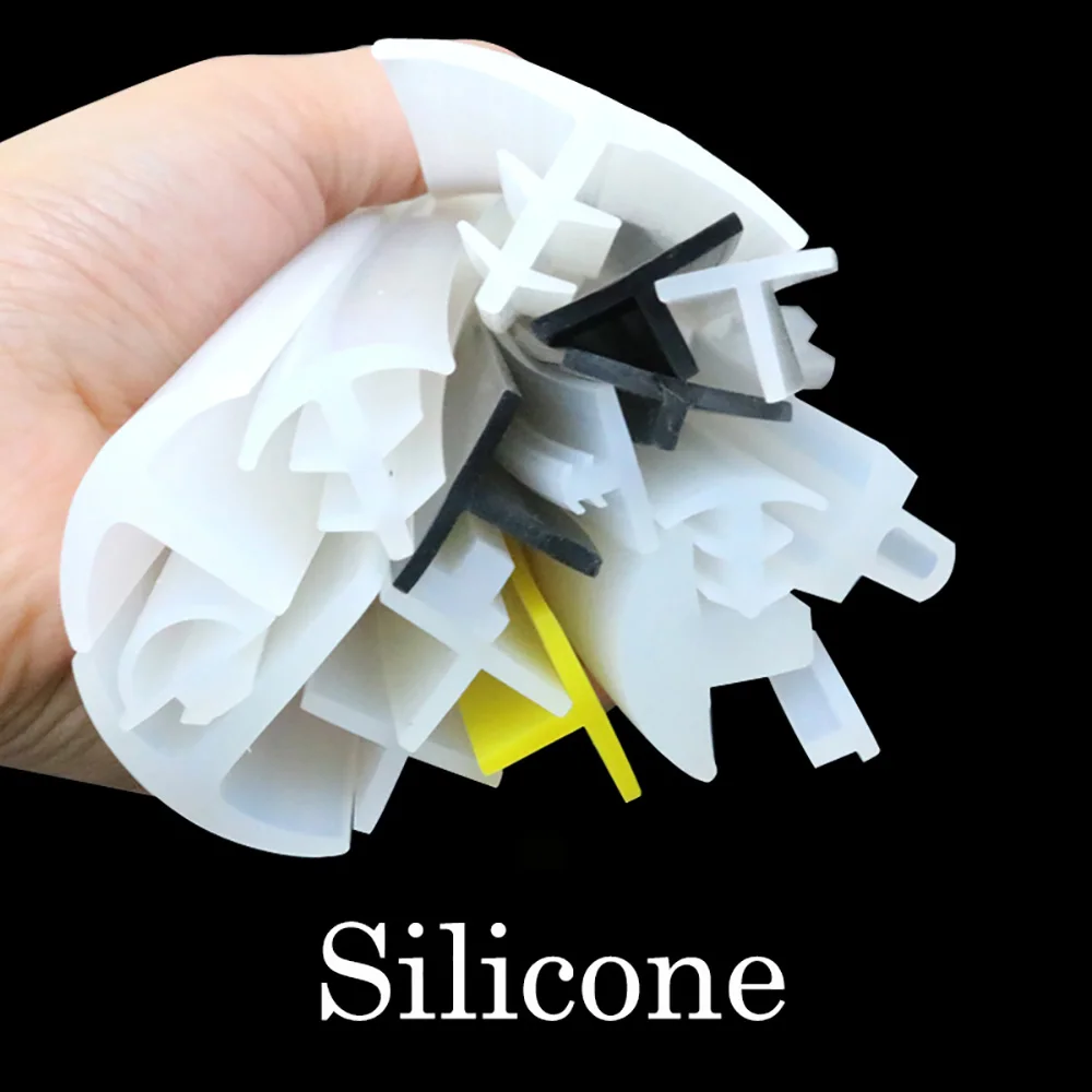 T‑Profile Silicone Gap Cover Strip 1‑5m Multi‑Purpose Seal for Cooktop Kitchen Car Electrical Cabinet Repair Accessory Parts