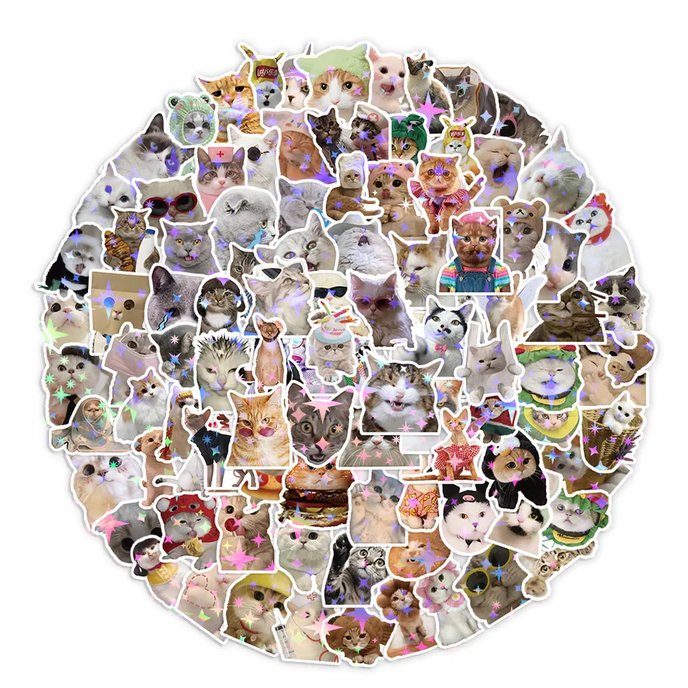 203 Pcs Realistic Kitten Stickers - Cute Pet Sticker Set for DIY Decor, Ideal for Notebook, Phone Case(Anime Worlds Store)
