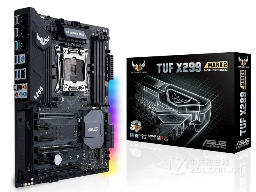 НОВЫЙ К КОРОБКЕ ДЛЯ Asus TUF X299 MARK 2, поддержка настольной основной платы 2066 I97960