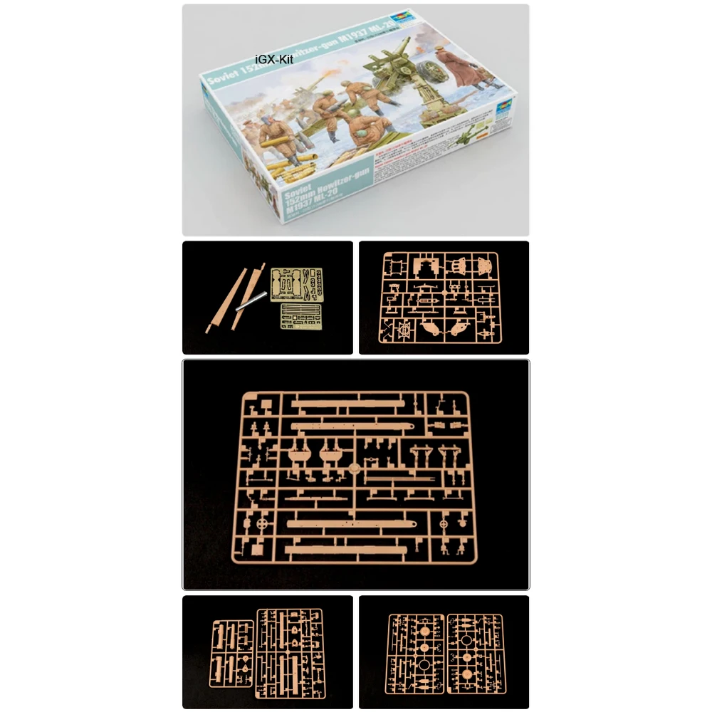 

Trumpeter 02315 1/35 Scale Soviet ML20 M1937 152mm Towed Howitzer Artillery Military Gift Plastic Assembly Model Building Kit