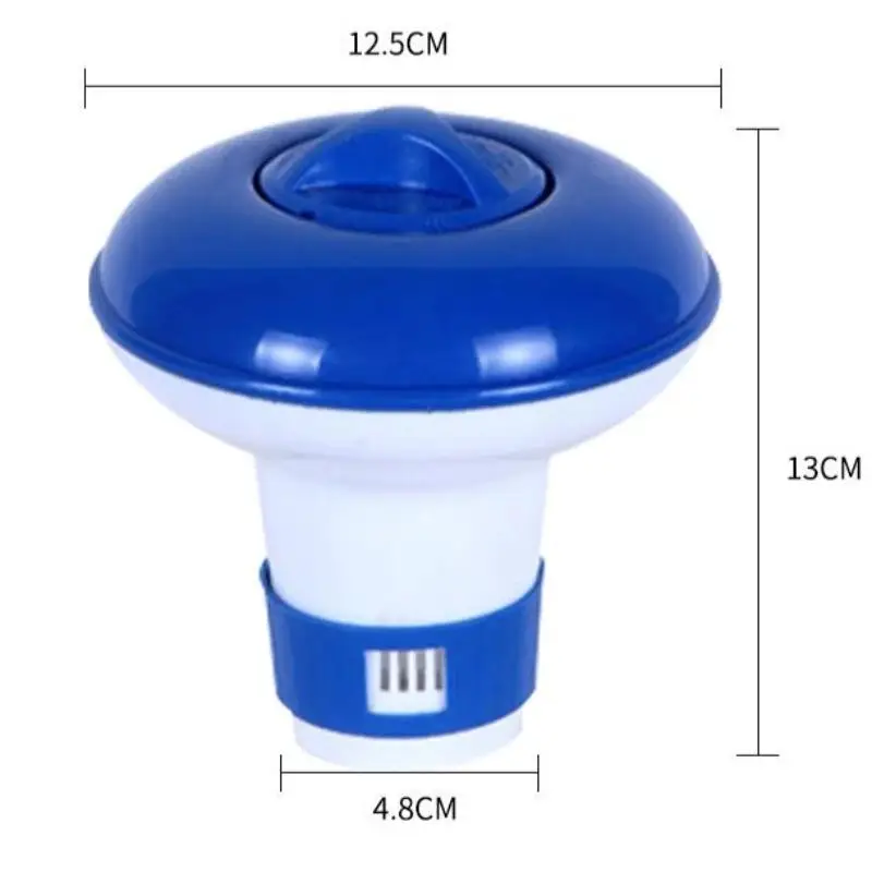 ¤5 Inch Floating Pool Chlorine Dispenser With Adjustable Flow Vents And Leak Proof Lid For Indoor Outdoor Pools Spa Hot Tubs view 2