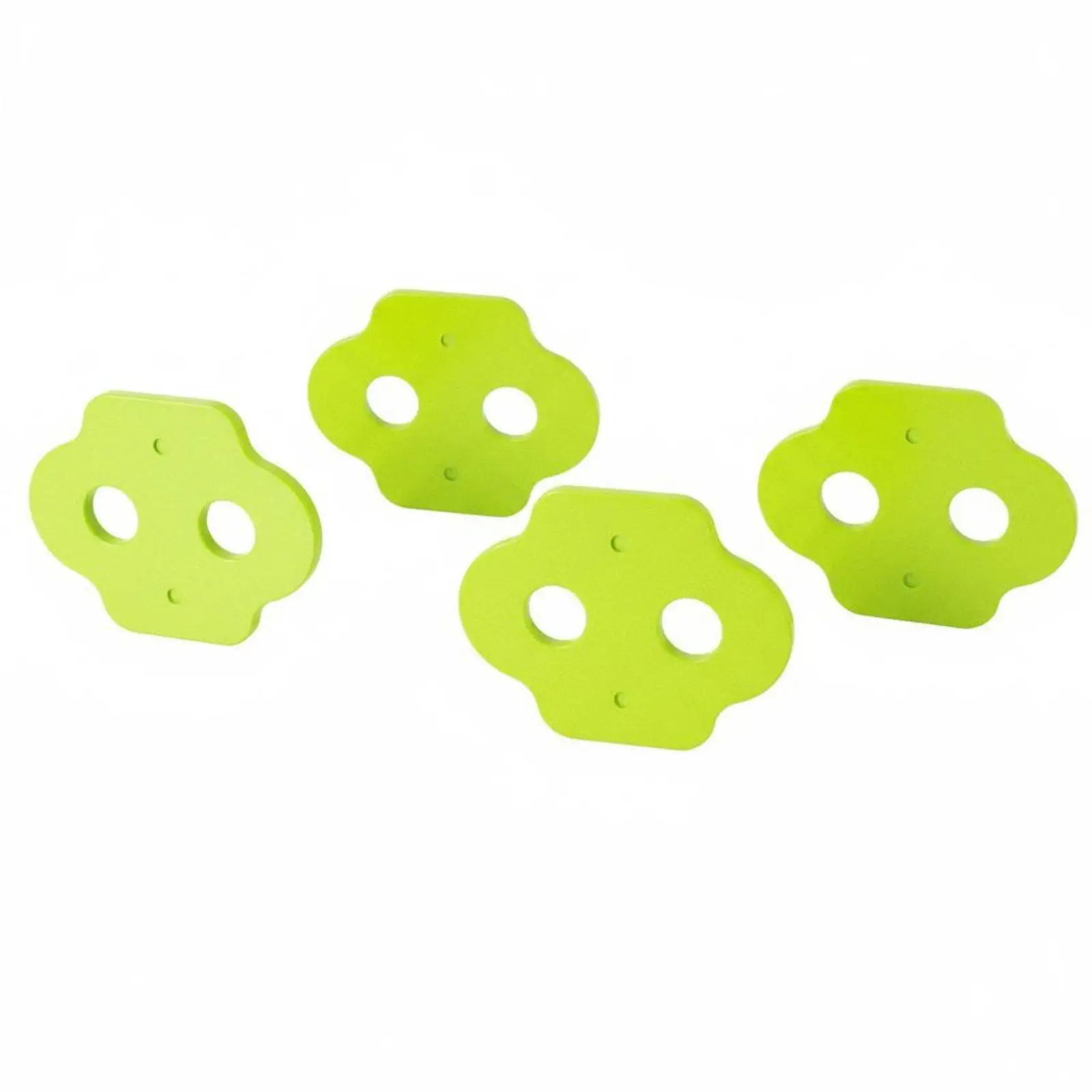 Cycling Shoe Shim Durable PETG Cleat Wedge Pack for Mountain Bike Pedal Alignment and Power