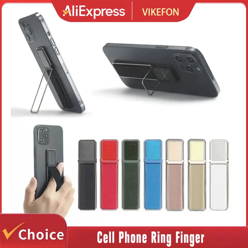 

Универсальный минимально самоклеящийся держатель для телефона, складная подставка для смартфона на палец для iPhone, Samsung, Xiaomi, настольный мобильный кронштейн