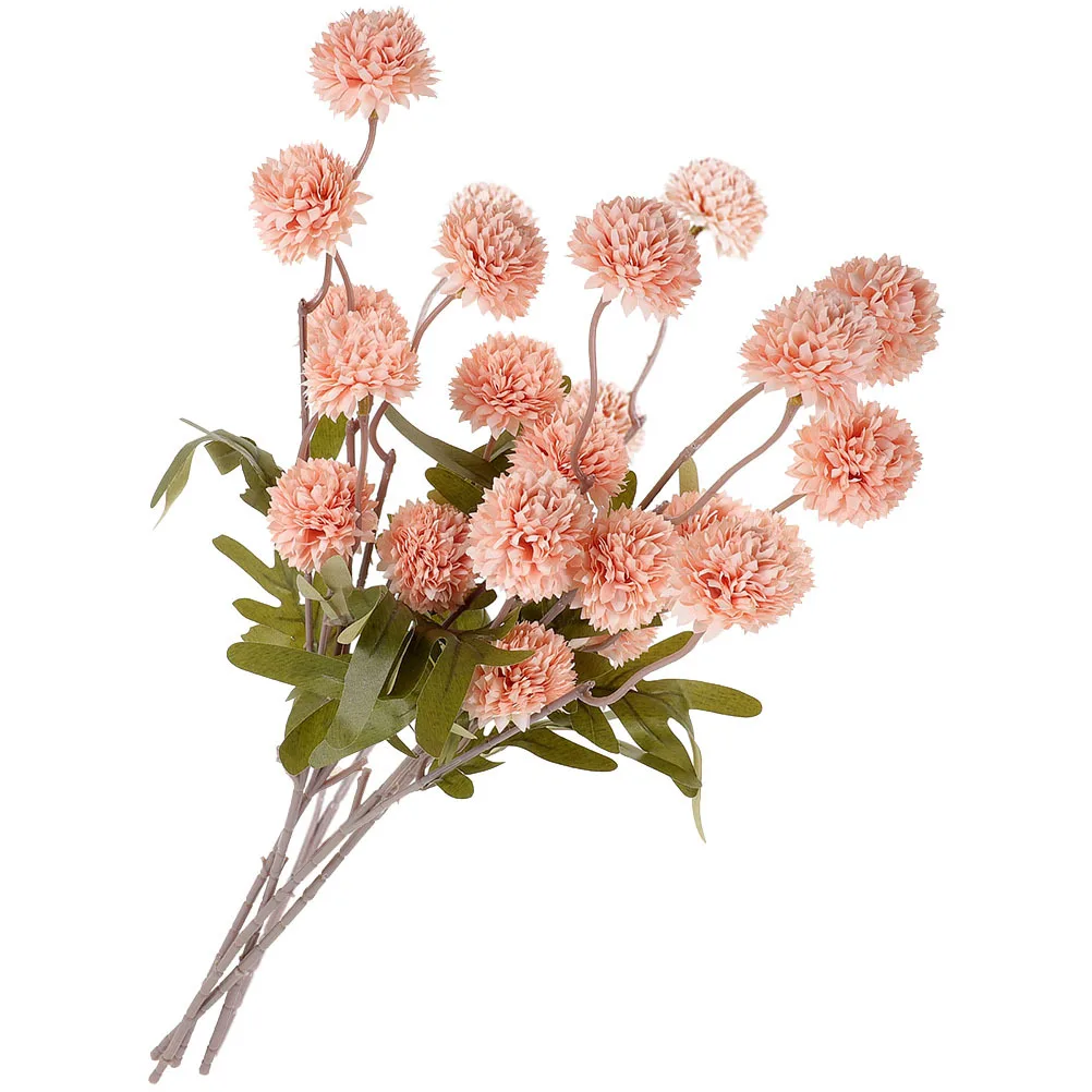 

5Pcs Plastic Artificial Dandelion Flowers Realistic Look for Home Wedding Party Vase Decoration Photo Prop Artificial Flowers