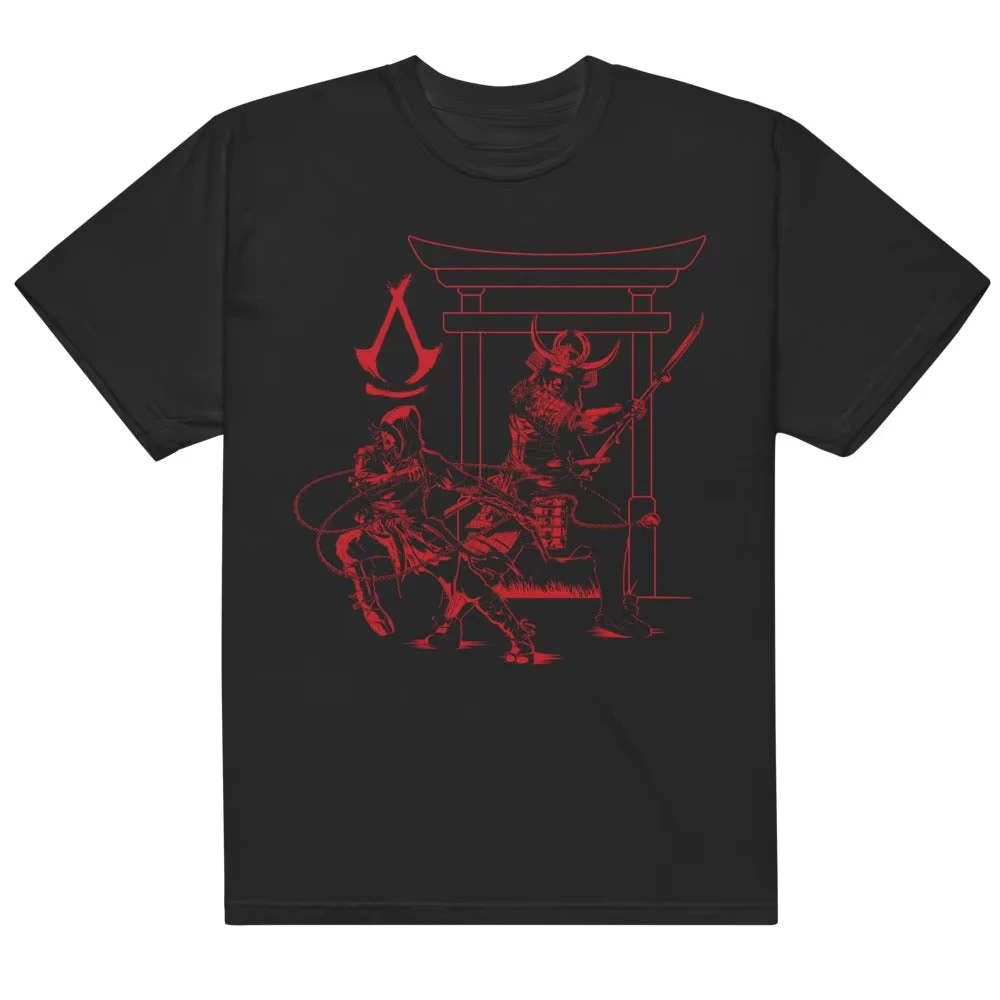 Camiseta informal de algodón con estampado gráfico de Assassin's Creed Black Flag 2026 para hombre y mujer, ropa de calle de verano
