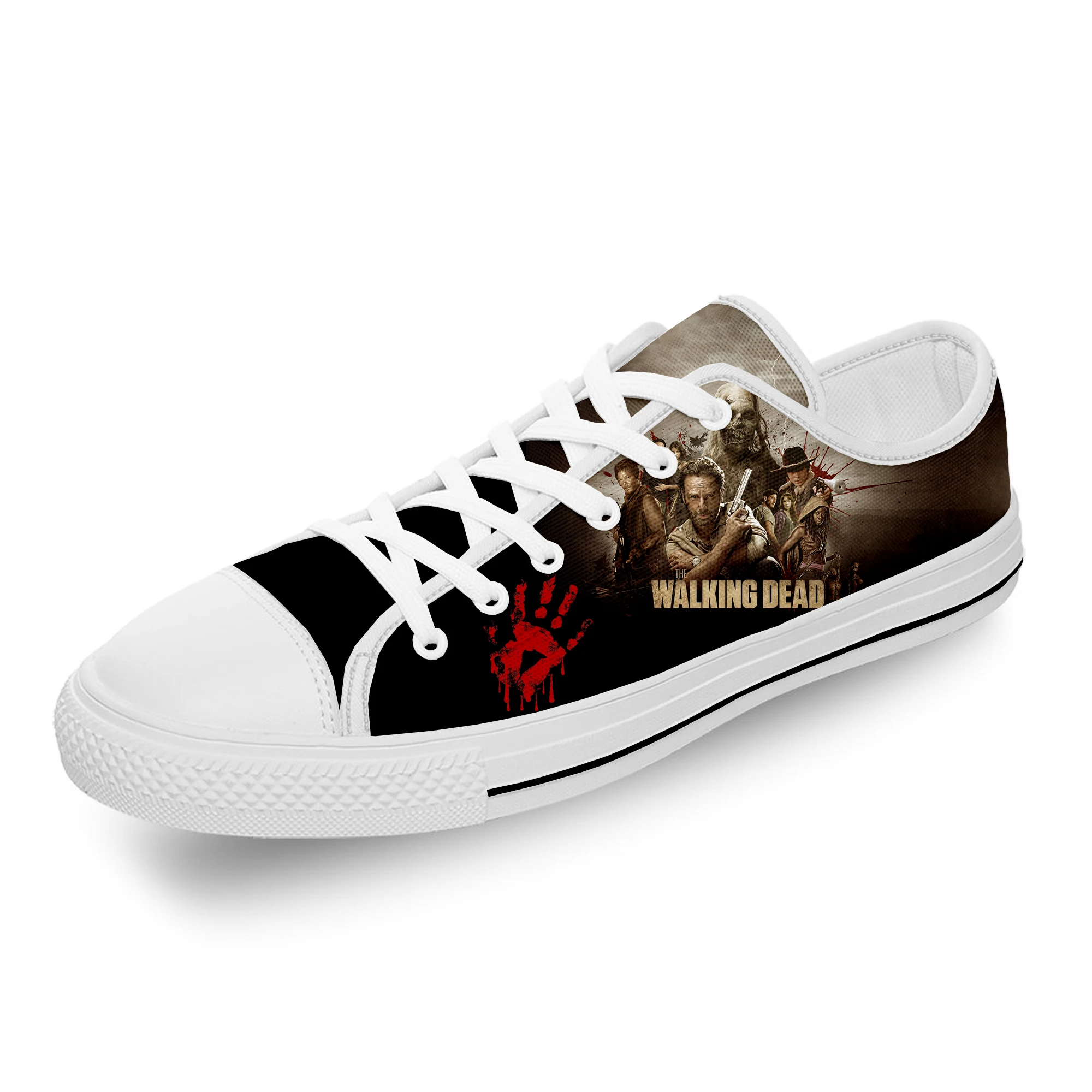 horror-the-walking-dead-funny-white-cloth-fashion-3d-print-low-top-canvas-shoes-men-women-lightweight-breathable-sneakers