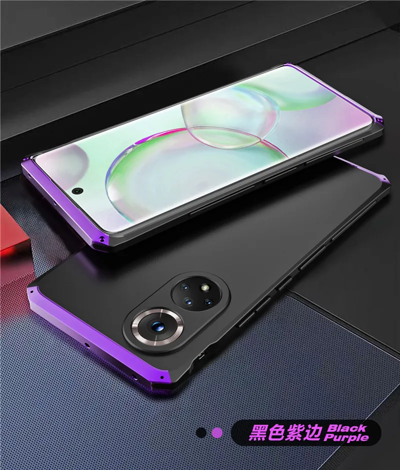 Armor Metal Phone Case For Honor 200 100 90 80 70 60 50 V40 Pro Rubber Shockproof Aluminum Bumper Coque For Honor200 Pc Fundas - Image 3