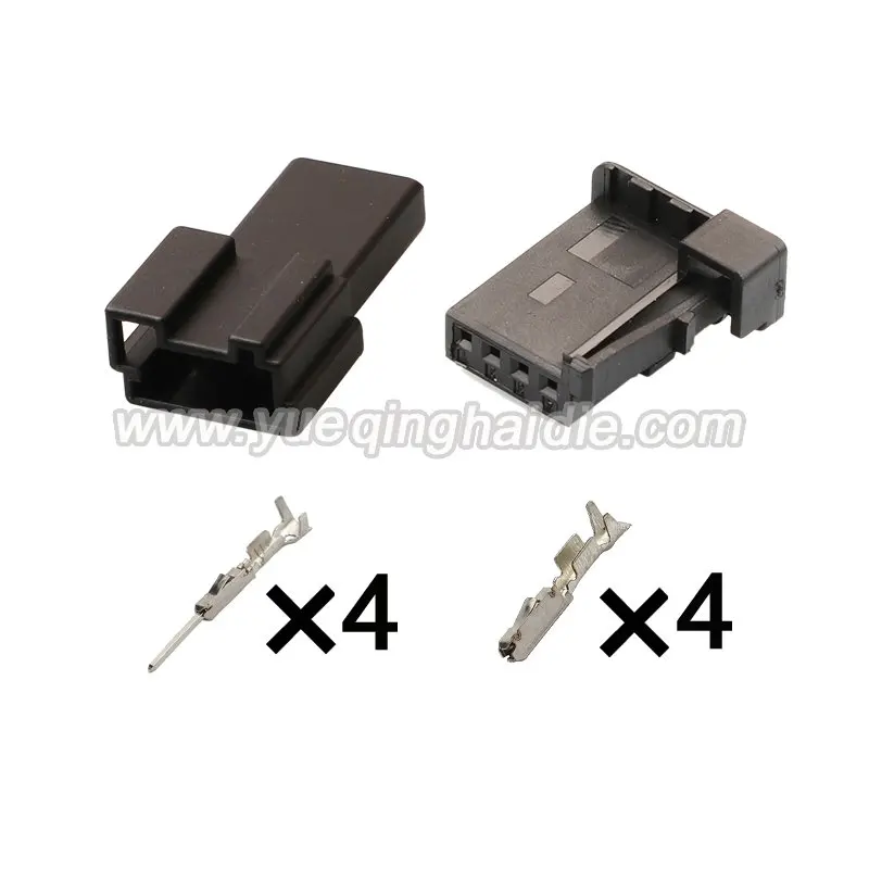 Auto 4pin Male and Female Plug 1379029-1 Automotive Unsealed Harness With Terminals Dummy Seals Cable Connector Socket