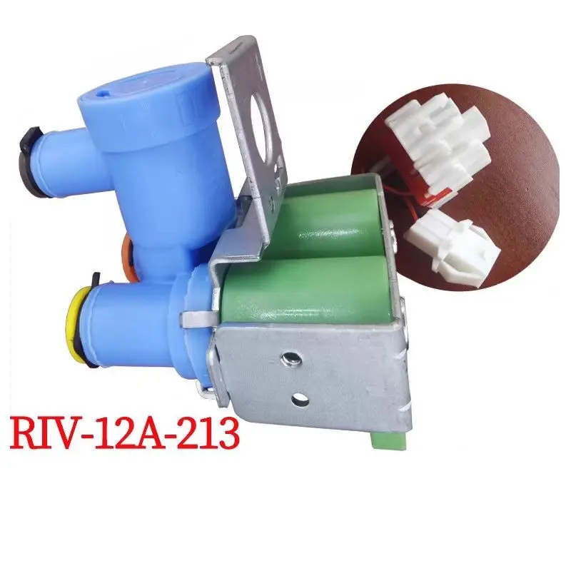 لثلاجة LG صنع الثلج صمام مدخل صمام الملف اللولبي RIV-12A-213 DC24V 24 واط أجزاء