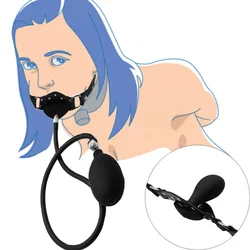 Mouth Gag Adjustable Ball Adult Games Flirting Fetish Roleplay BDSM Bondage Sex Toys For Women Couples No Vibrator For Women