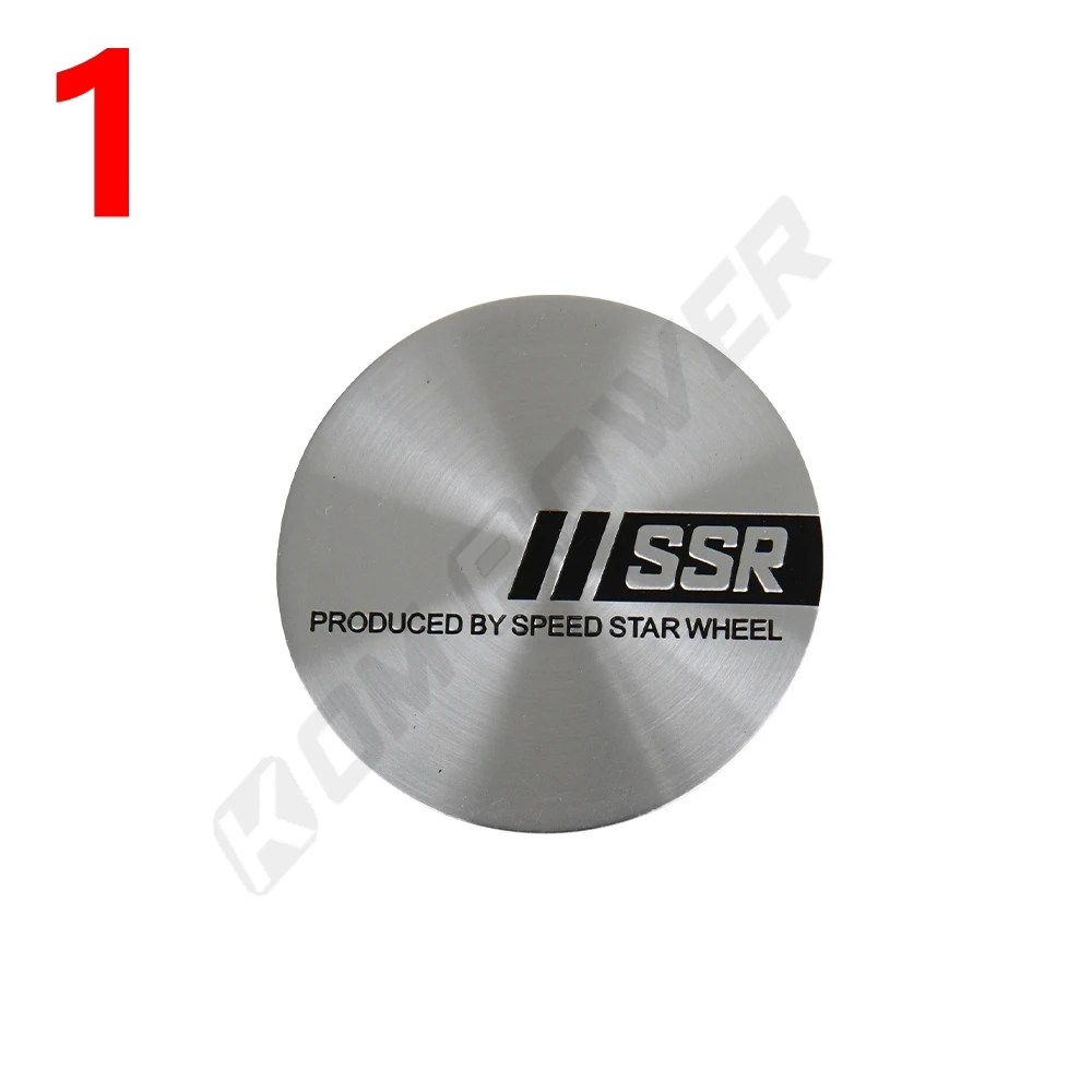 4PCS 45MM & 50MM Stickers XXR SSR Racing Center Rim Cap WORK EMOTION EQUIP MEISTER VS Logo Sport Wheel Cover Hub Cap Emblem