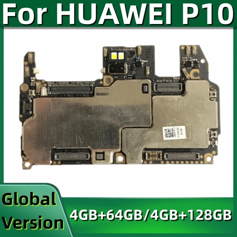 

Motherboard PCB Module for HUAWEI P10, VTR-L09, Original Mainboard, 64GB 128GB ROM, Kirin 960 Processor