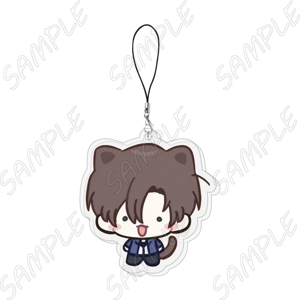 Anime „Going to Work in a Ghost Story World“ Acryl-Schlüsselanhänger Chibi GSGW Kim Soleum Lee Jaheon Tier-Version Taschenanhänger Schlüsselring 6cm – Detail 10
