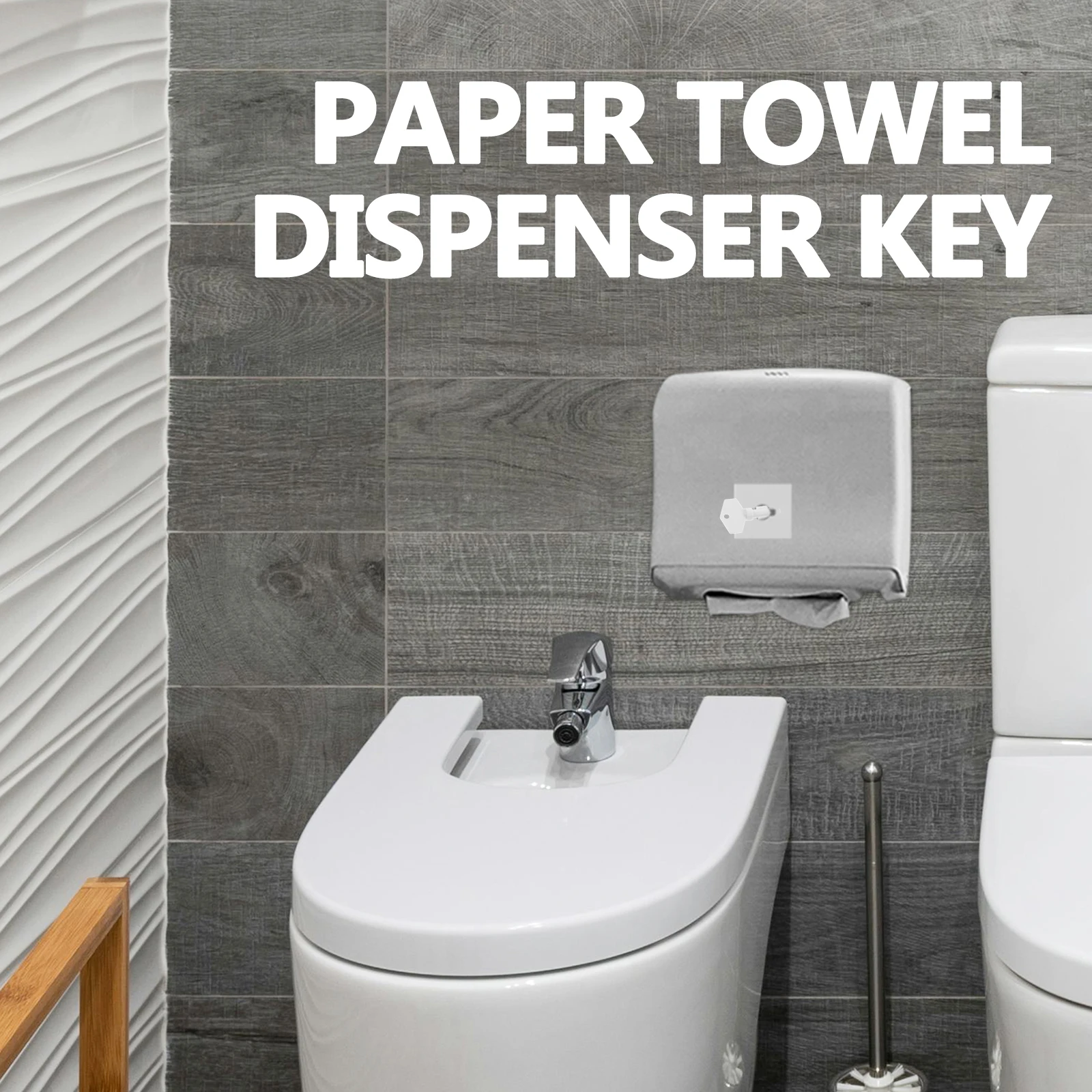 トイレットペーパーディスペンサーキーロールペーパーホルダー強力なプラスチック交換用商業ディスペンサーキー簡単に開けるスムーズ
