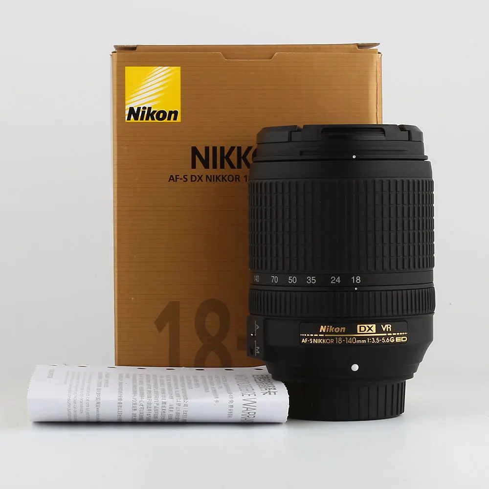 Nikon AF-S DX NIKKOR 18-140mm f/3.5-5.6G ED VR Lens For Nikon SLR Cameras