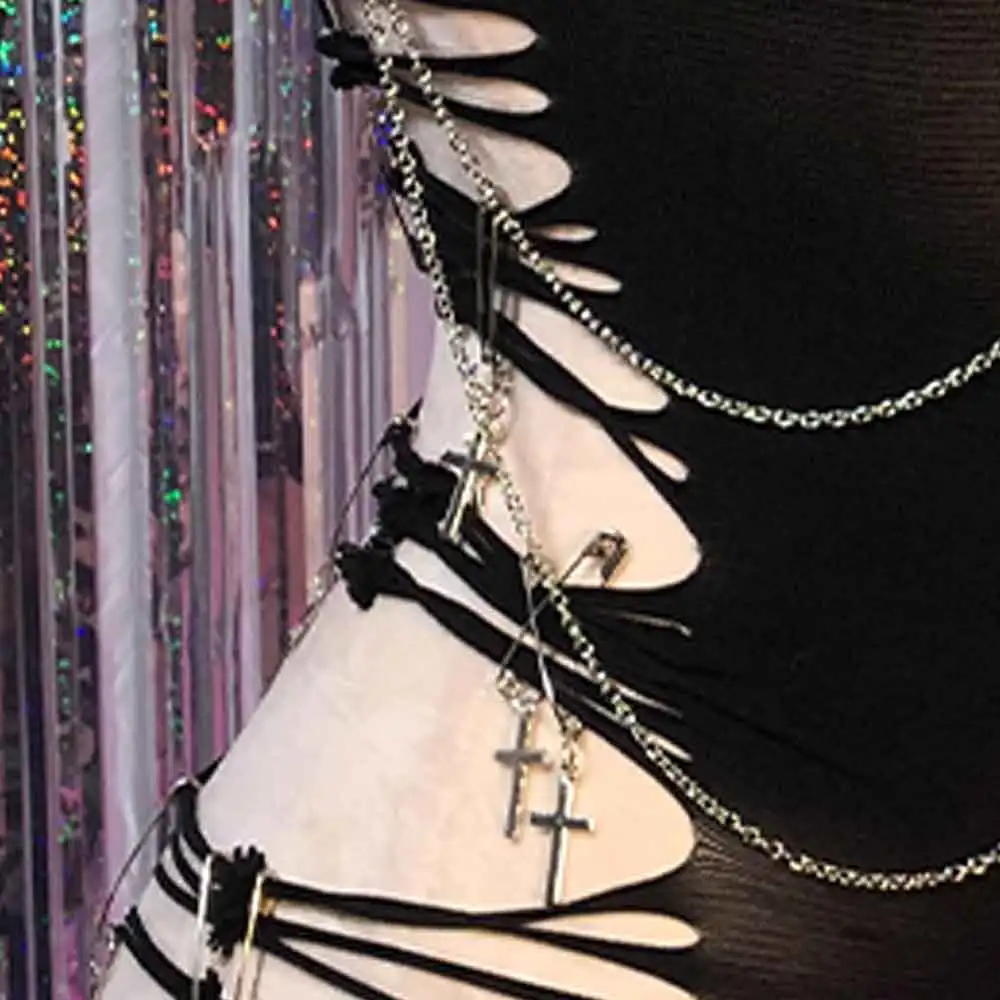 Pin emo kawaii feito à mão harajuku y2k tops diy e-girls glitch núcleo corrente adolescente goth grunge vestido gótico punk rock 90s crânio eco