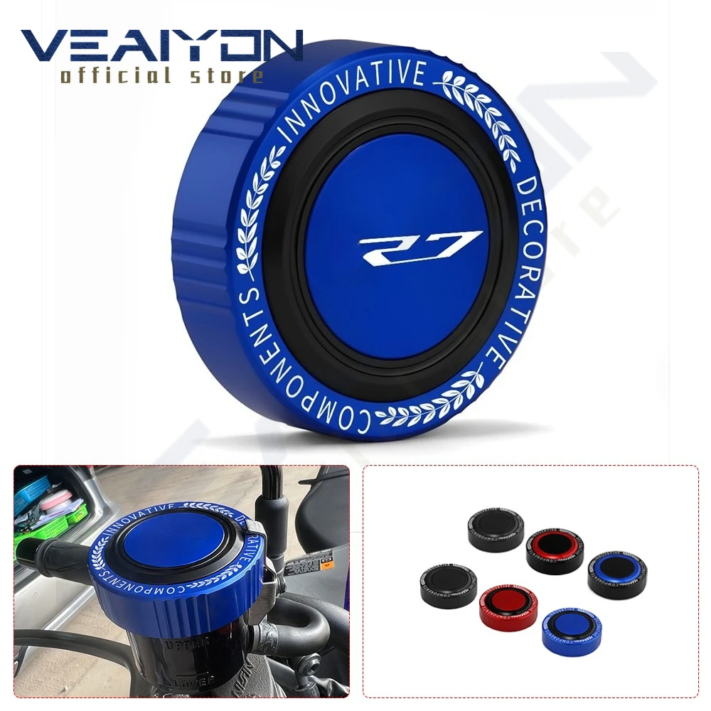 

For YZF R7 2022 2023 2024 2025 2026 Motorcycle Accessories Aluminum Front Brake Reservoir Protector Brake Fluid Cylinder Cover