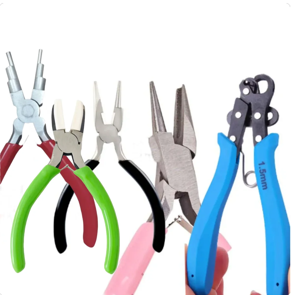 1.5mm Round Nose Wire Rolling Pliers Set, Mini DIY Earring Jewelry Tool Wire Winding Bending Repair | Free Shipping