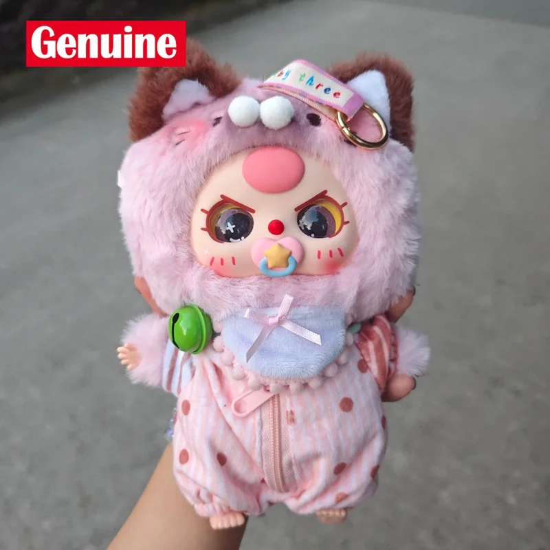 

Genuin Babythree Kitten Wardrobe Series Blind Box Lovely Vinyl Face Baby Three Mysterious Surprise Box Doll Figure Birthday Gift