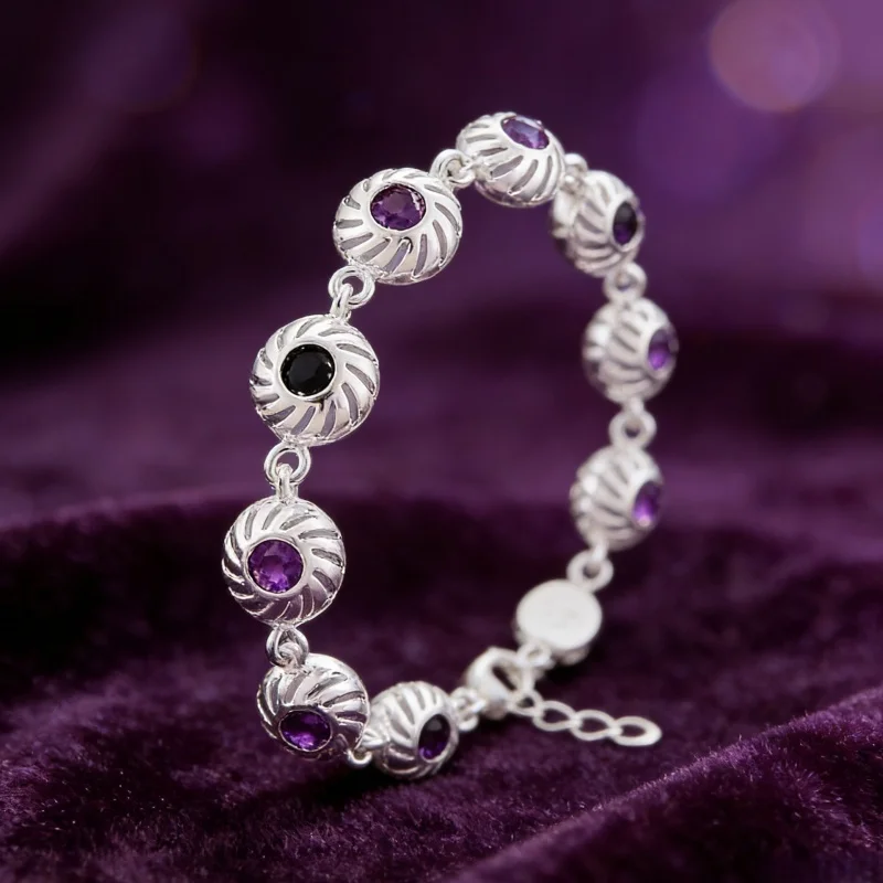 New Women Infinity Love Bracelet 925 Sterling Silver Clear CZ Charm Bracelet for Women Wedding Accessories