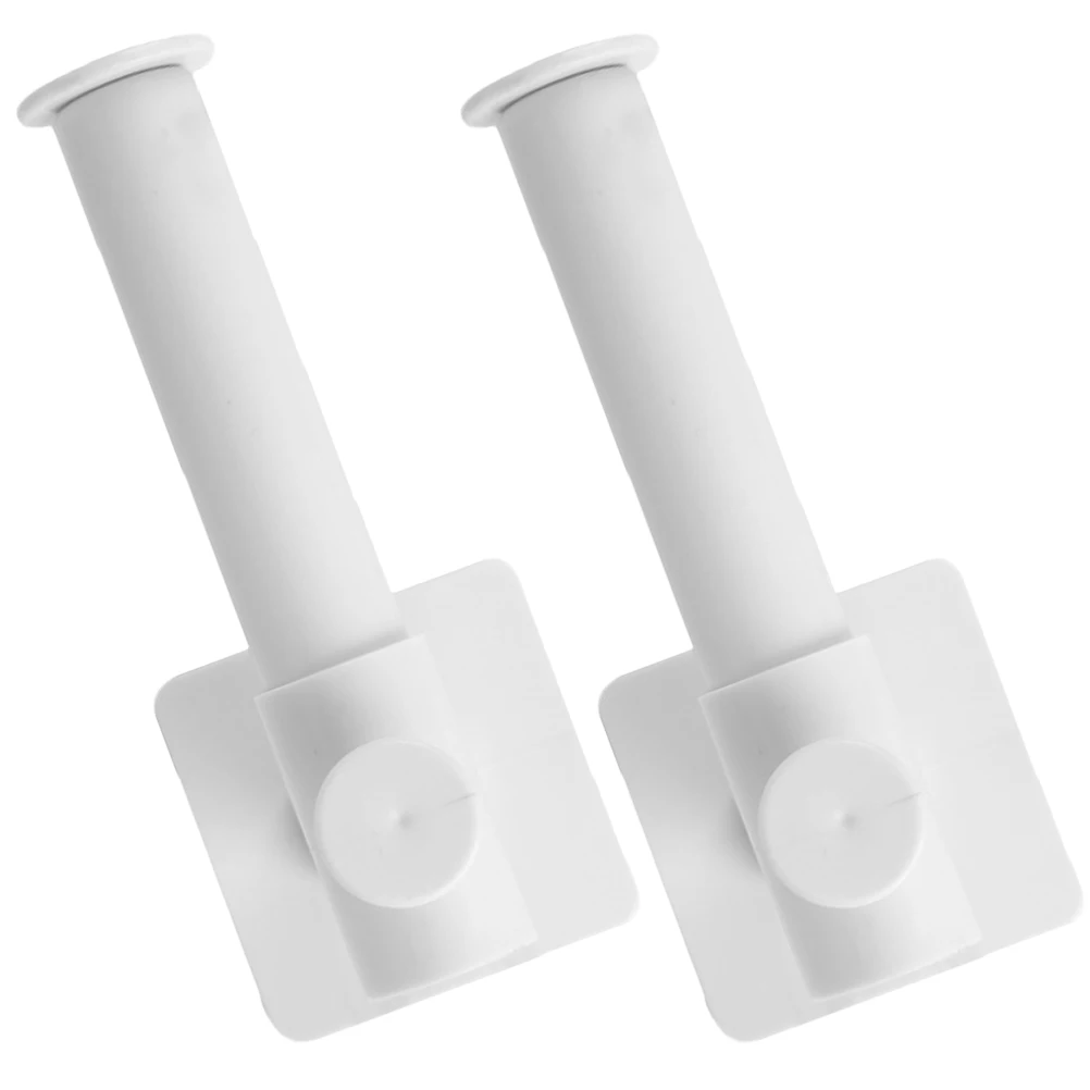

2pcs Wall-mounted Retractable Hooks for Hairband Headflower Storage White Jewelry Headdress Organizer Necklace Hoops Holder