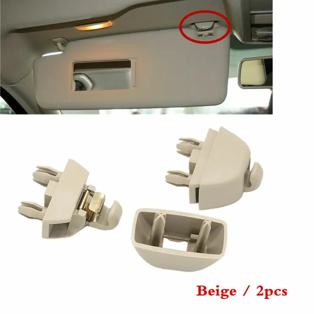 2PCS Sun Visor Clips For Passat B7 Polo Skoda Audi A6 C6 A7 A8 Seat Vw Passat Polo Sun Visor Clip Mounting Clips 6R0857561