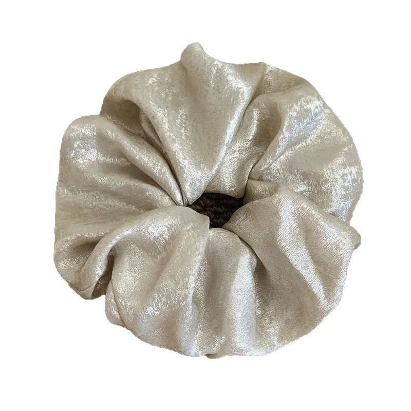Korean style Retro Large Scrunchies - Premium Hair Bands for Women, Suitable for Top Knots, Hair-friendly Hair Ties - view 5