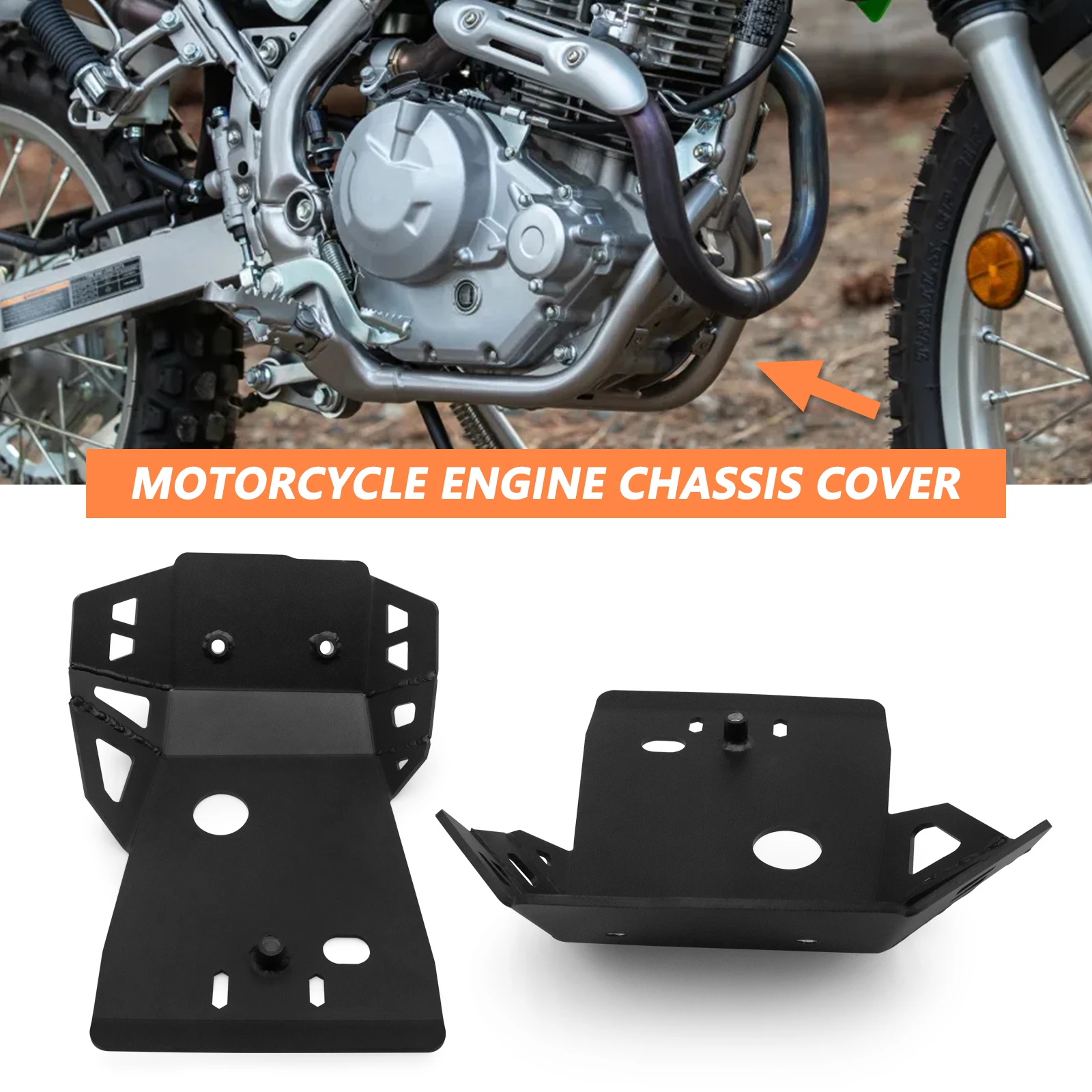 

Новые аксессуары, защита корпуса, защита днища, защита двигателя, нижняя защитная пластина, крышка для Kawasaki KLX230 klx230