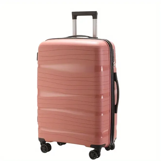 23kg large suitcase, 76x47x29 cm, VERSEAR, 100% polypropylene, 4 rotating double wheels