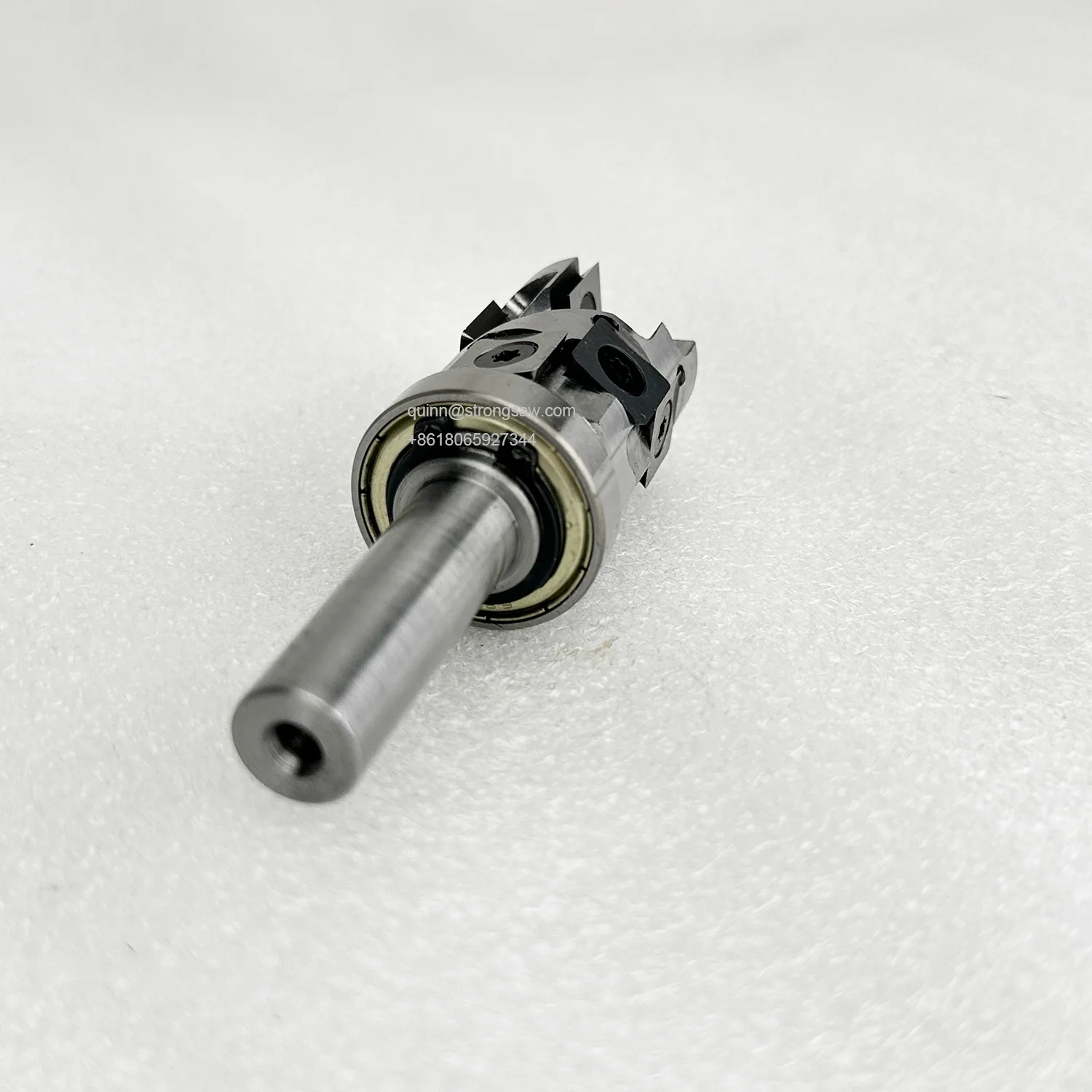 LIVTER Custom Size 1/2 Inch 12 mm Carbide Insert Wood CNC Router Bit for Drilling Hole Bottom Bearing Flush Trim Router Bit