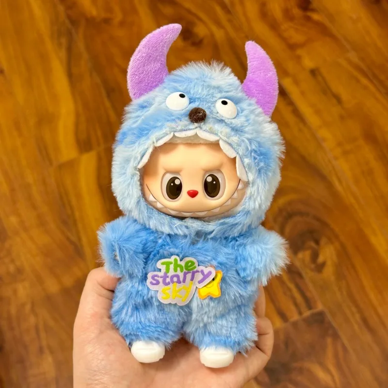 2025 جديد Labubu 17 سنتيمتر ملابس دمى الزي اكسسوارات لكوريا Kpop Exo Labubu V1 V2 المعبود كول وسيم الملابس هدية