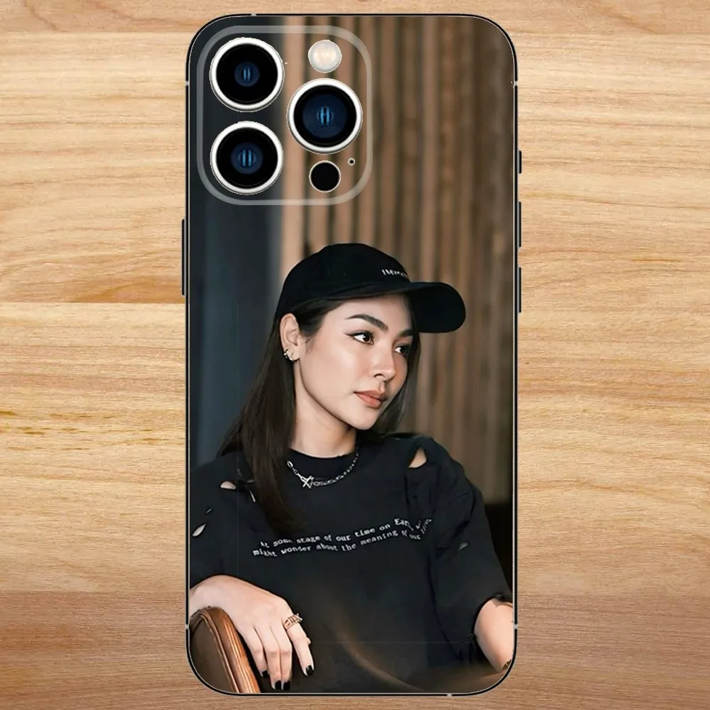 Faye Peraya Malisorn Phone Case For iPhone15,14,13,12,11,Pro,Max,Plus,Mini,X,XS,XR,8,7,6,S,Plus,SE Soft Black Case