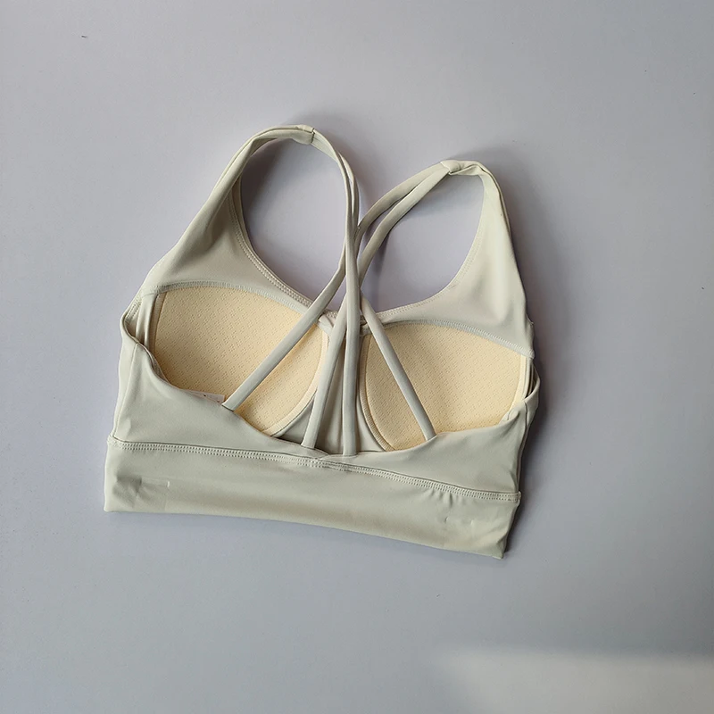 Yoga-Anzug für Frauen Hochwertig Sexy Modisch Schlankmachend Hüftstraffend Sport-Fitness-BHs und Leggings Tanktop Atmungsaktives Set – Detail 16