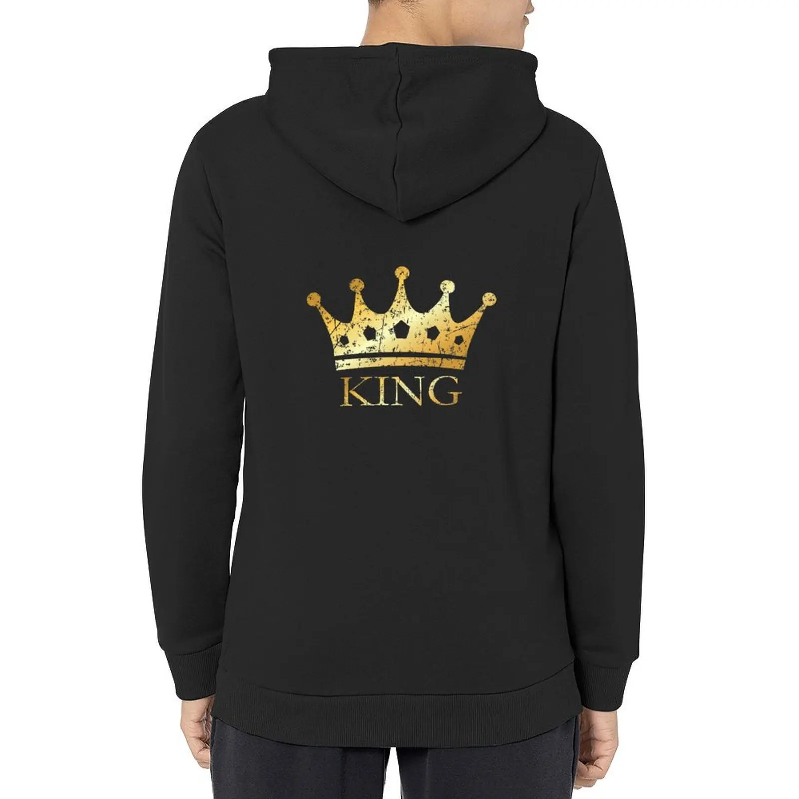 

Royal Golden Crown King for Kings and Royals Hoodie autumn clothes for men men's coat korean autumn clothes hoodies for men