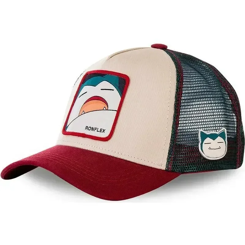 Gorra de béisbol de la serie de dibujos animados Pokémon, estampado de personajes de Anime Kawaii, gorras para niños y mujeres, pantalla solar, transpirable, regalo de verano