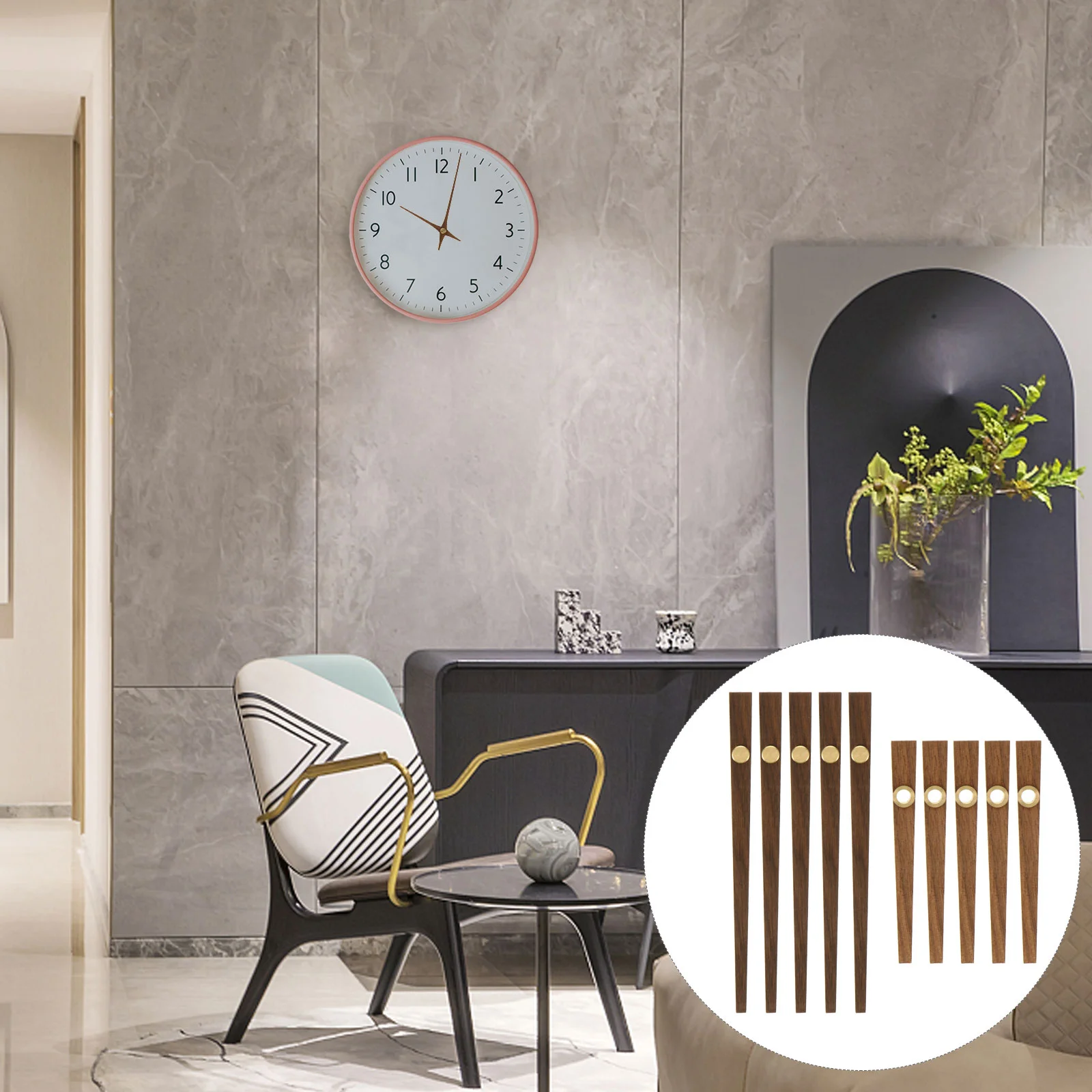 5 סטים שעון עץ בסיס מספק ציוד החלפת חבילה חומר pinters צלחת pinter pinter כלי תיקון ערכת