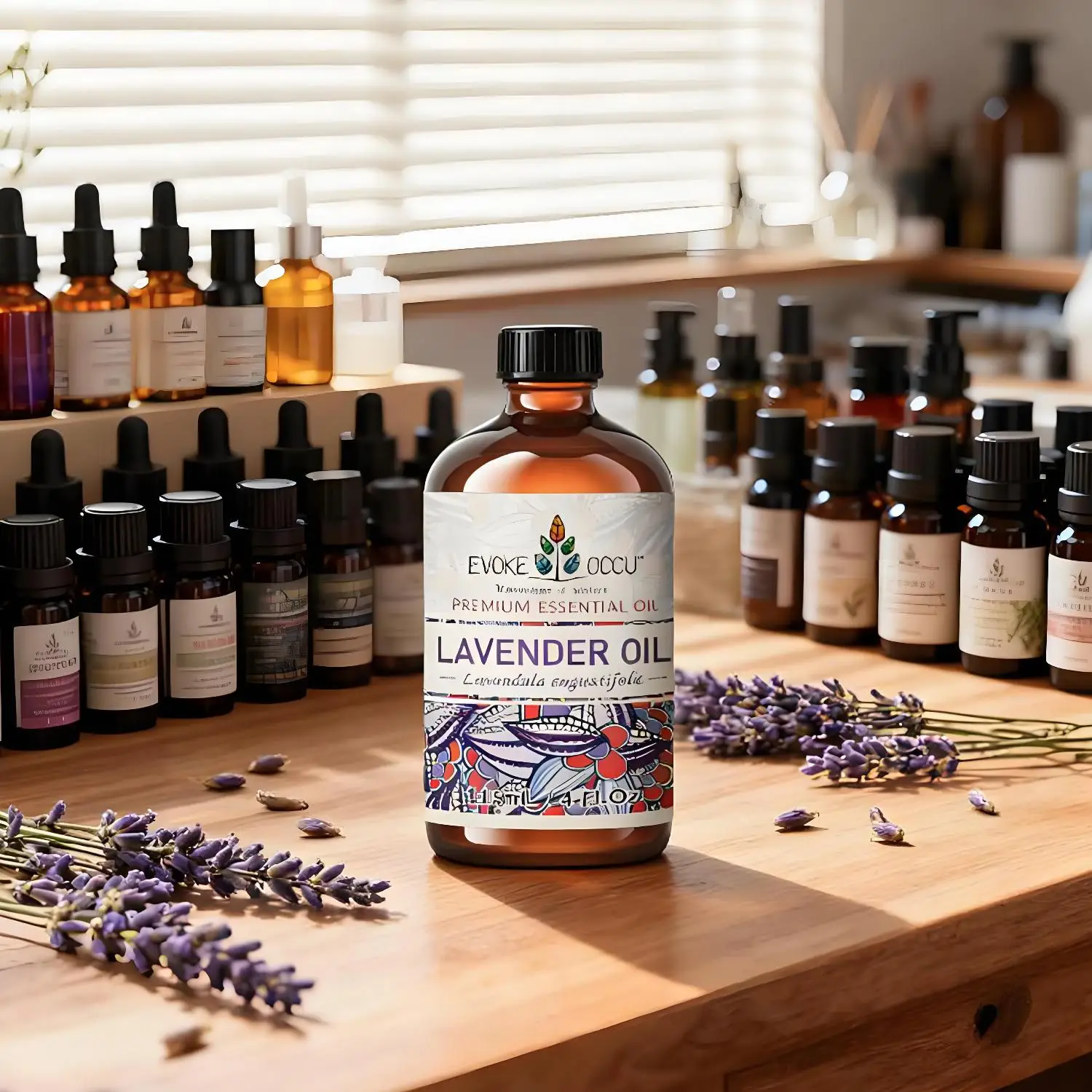 

EVOKE OCCU 118ML Lavender Essential Oil 100% Pure Natural Tea Tree Jasmine Eucalyptus Aromatherapy Diffuser Relaxing Sleep Aid