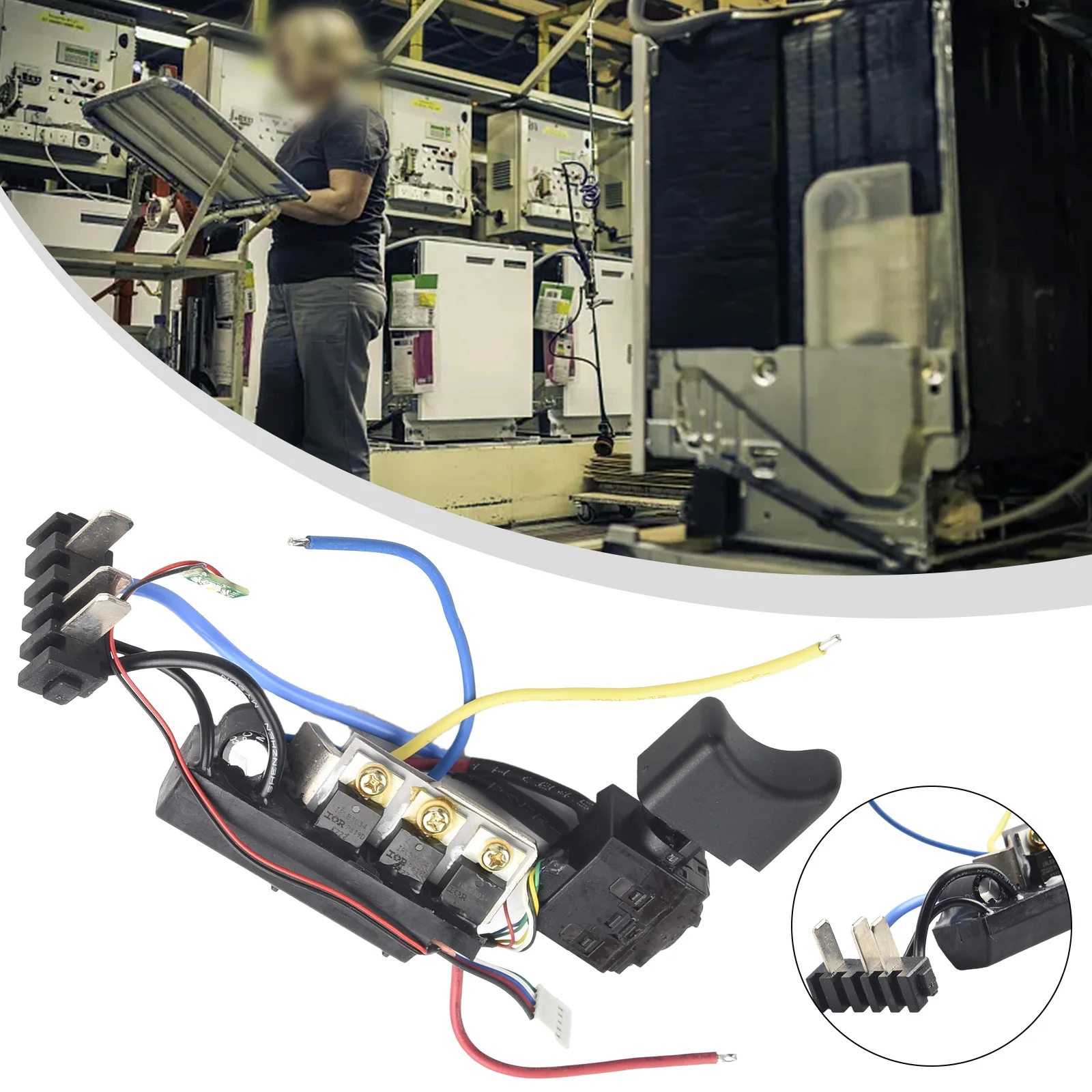 สวิตช์ทดแทนสำหรับ WORX WU175 WX175 WX373 WX175 1 WX175 9 WX175 1 WX373 1 อะไหล่คุณภาพสูงสำหรับเครื่องมือไฟฟ้า