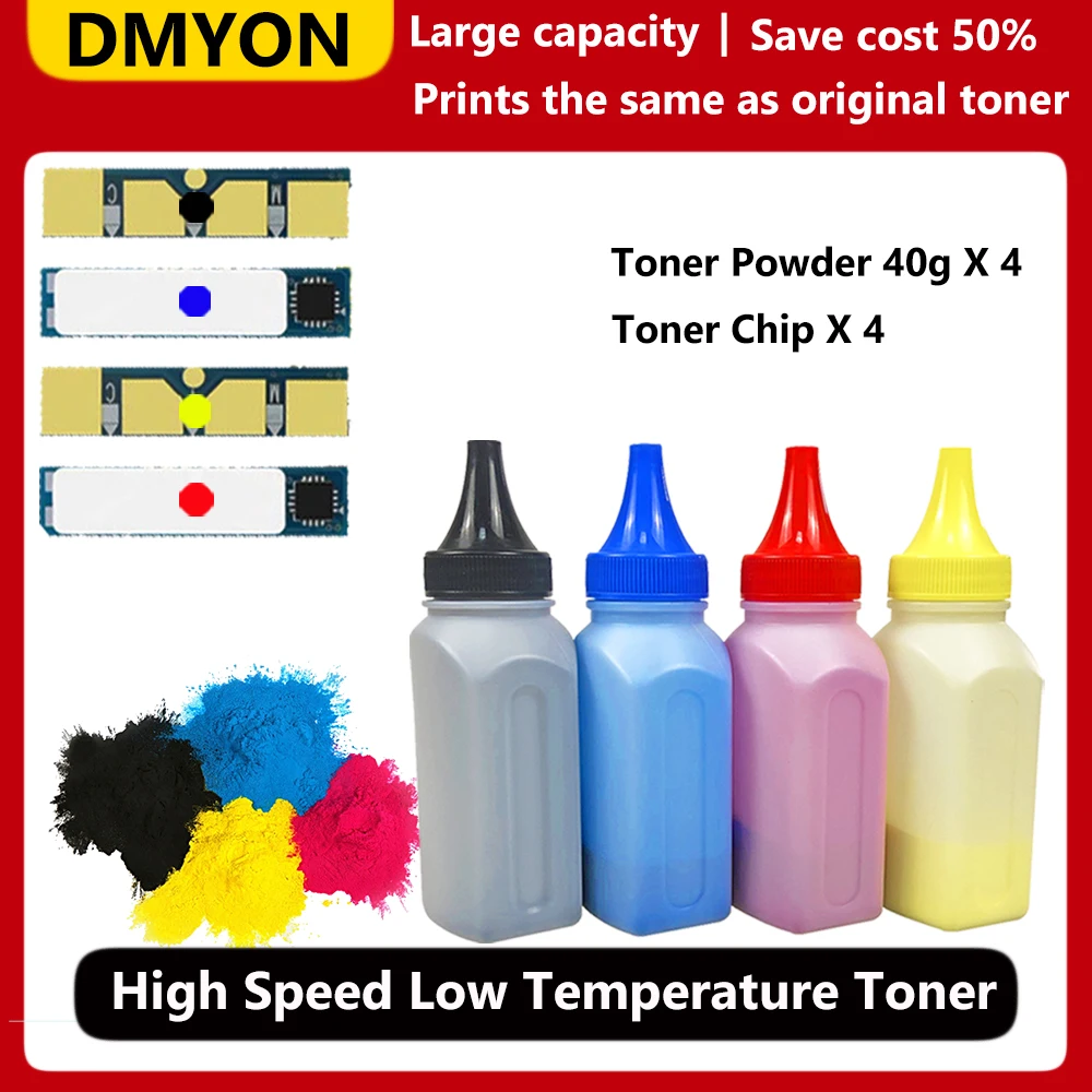 DMYON Refill Toner Powder CLT-409 Compatible for Samsung for CLP-310 CLP-315 CLX-3170 CLX-3175 Printer Toner Cartridge Rest Chip