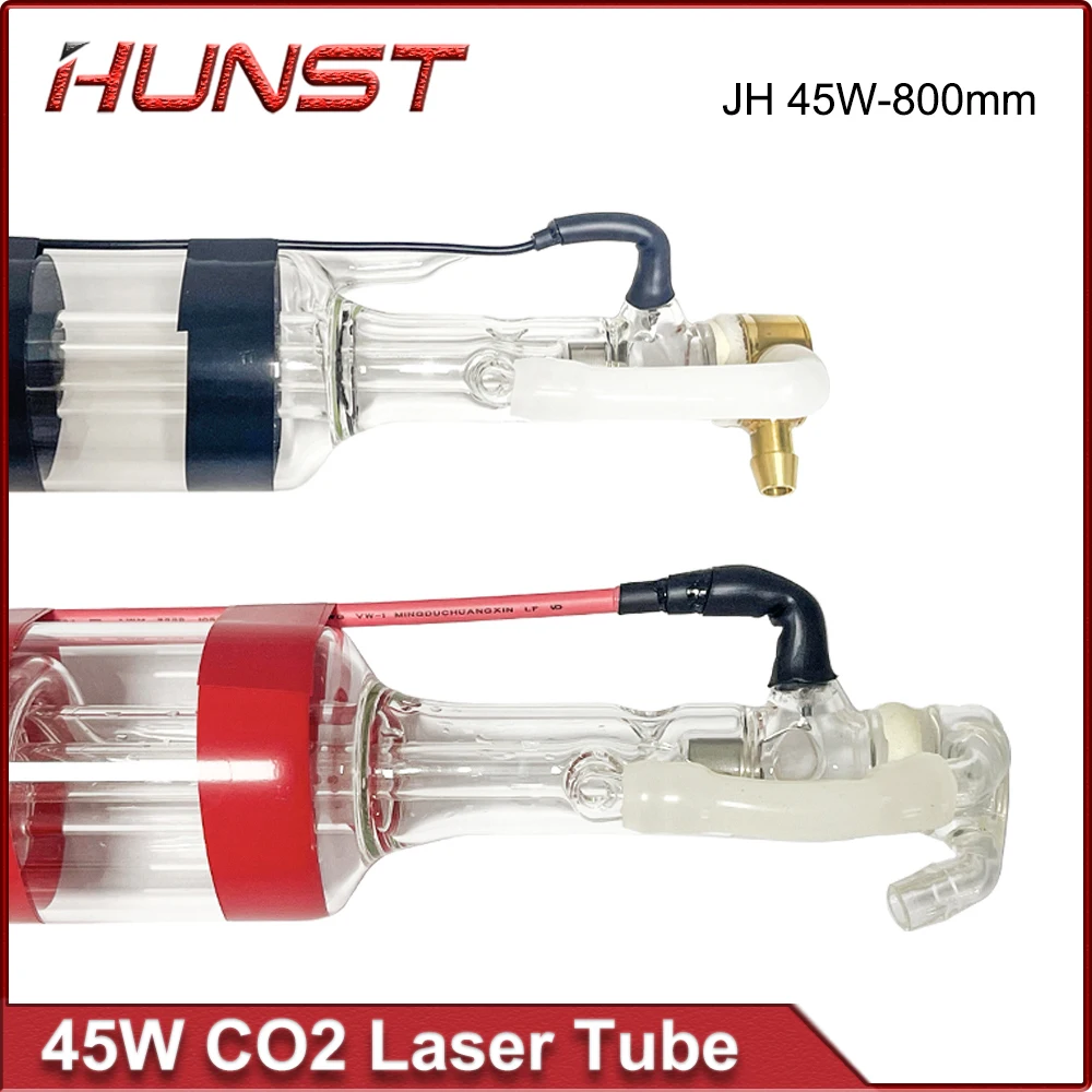 Hunst JH-800mm 45W CO2 Laser Tube Diameter 50mm Laser Lamp Length 800mm For Engraving Cutting Machine