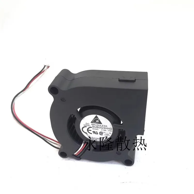 Original 5CM 24V 0.18A BUB0524HHD 50 * 50 * 20MM projector HP printer turbine cooling fan